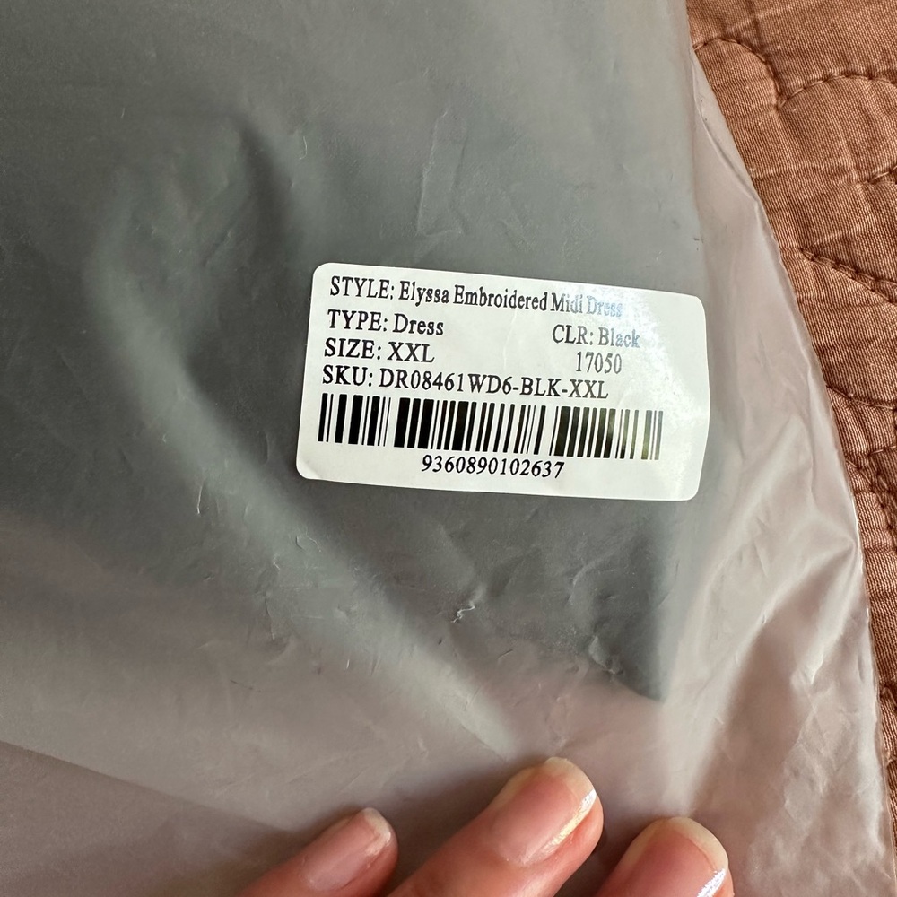 Meshki Black Strapless Maxi Dress - Picture 9 of 10